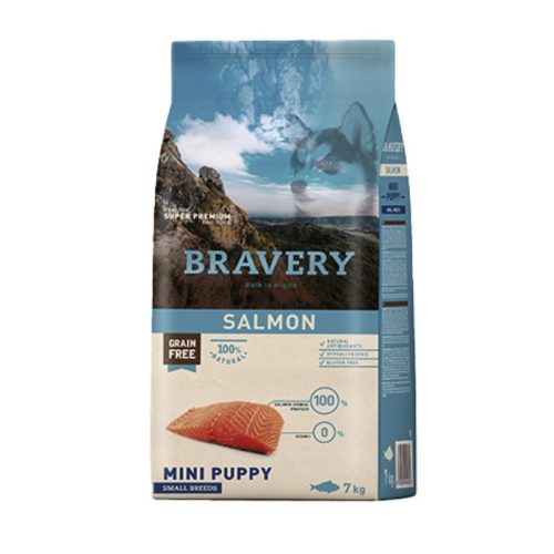Bravery Mini Puppy Salmon 7kg