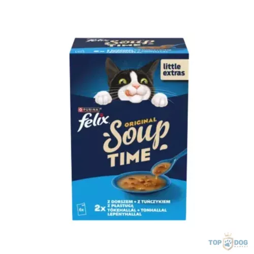 FÉLIX SOUP HALAS VÁLOGATÁS 6X48G