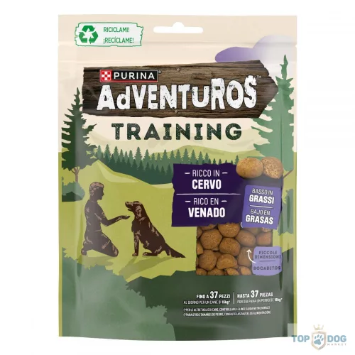 ADVENTUROS Training Venison kutya jutalomfalat vadhússal 115gr