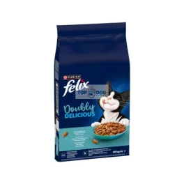   FELIX Doubly Delicious lazac és óceáni hal keverékével,céklával száraz macskaeledel 10kg
