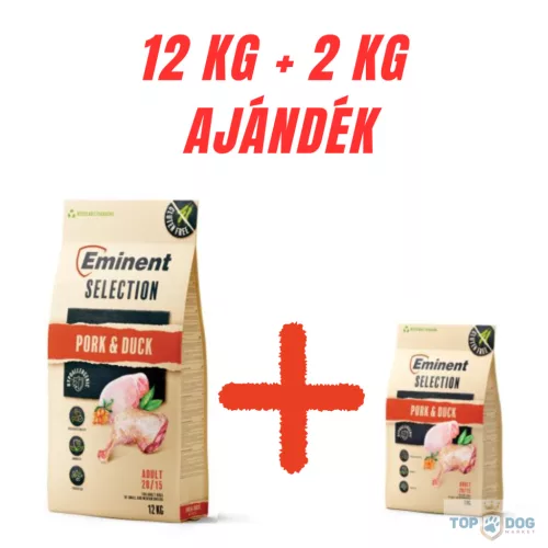 Eminent Selection Adult Pork & Duck 12kg +2kg ajándék