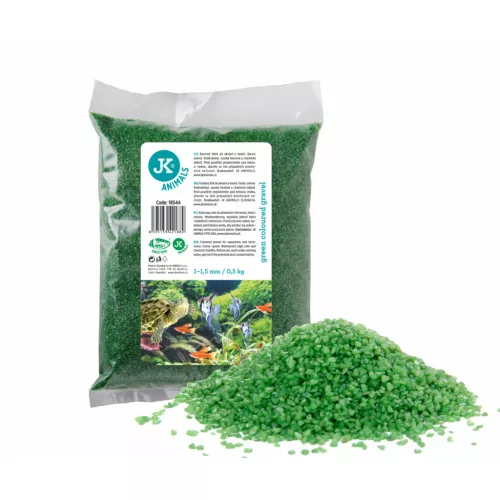Akvárium dekor zöld kavics 0,5kg  Jk 18544