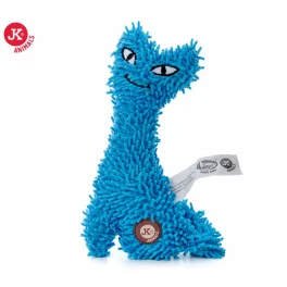 Plüss játék kutyáknak kék macska 23cm Jk 46108-2