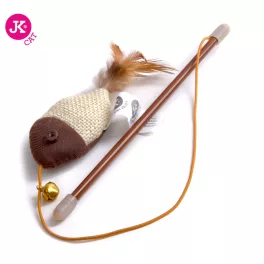 JK 58756 pamut játék hal pálcán 18cm