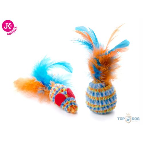 JK macska labda tollal 2db 10-12cm