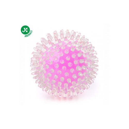TPR Tüskés labda rózsaszín 9cm Jk 45902-2