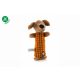 Plüss kutya, 28 cm hosszú, csipogó játék kutyáknak Jk 46153