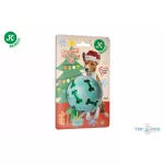 JK Karácsonyi játék - csipogó TPR labda, 7,5 cm