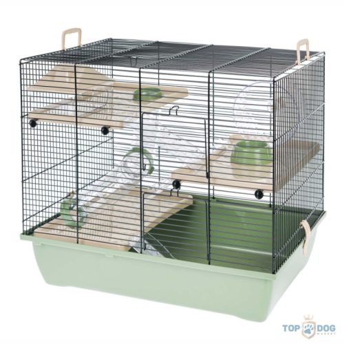 Rágcsáló ketrec felszerelt 50 × 33 × 44.5 cm JK33243-2 zöld