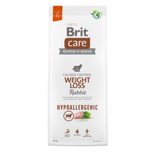 Brit Care Hypoallergenic Weight Loss Rabbit & Rice 12kg