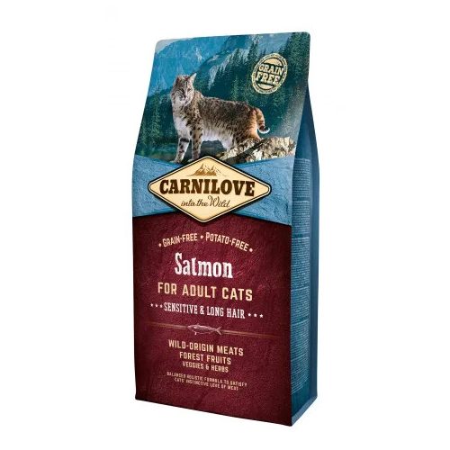 Carnilove Cat Salmon Sensitive & Long Hair 2kg