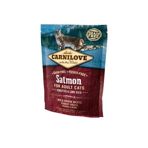 Carnilove Cat Salmon Sensitive & Long Hair 400g