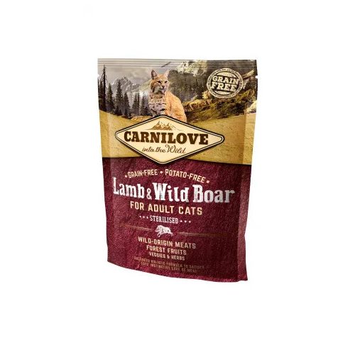Carnilove Cat  Lamb & Wild Boar Sterilised 400g