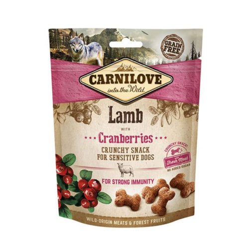CarniLove Crunchy Snack Bárány-Vörösáfonya 200gr