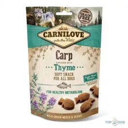   Carnilove Dog Jutalomfalat Semi Moist Carp&thyme - Ponty kakukkfűvel 200g