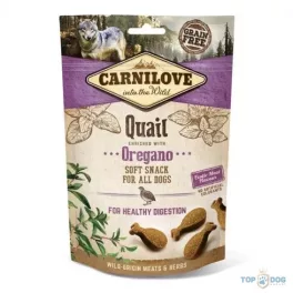   Carnilove Dog Jutalomfalat Semi Moist Quail&oregano - Fürj oregánóval 200g