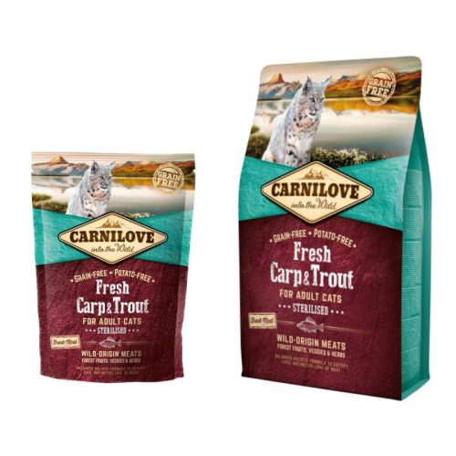 Carnilove Cat Fresh Carp&Trout Sterilised 400g