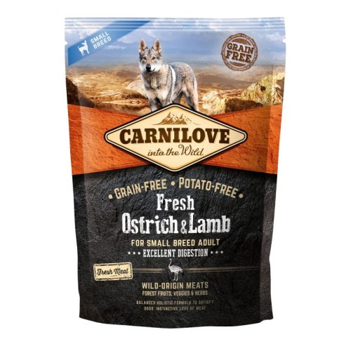 CarniLove Fresh Adult Small Strucc & Bárány 1,5 kg