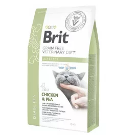   Brit Grain-Free Veterinary Diets Cat Diabetes 2kg (cukorbeteg macskáknak)