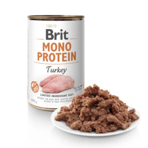 Brit Mono Protein Turkey konzerv 400gr