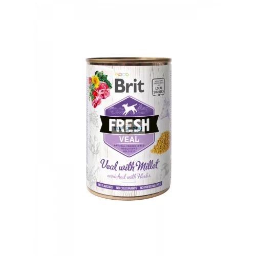 Brit Fresh Veal with Millet 400 g Borjú-köles
