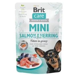 Brit Care Mini Steril Salmon Hering 85g 