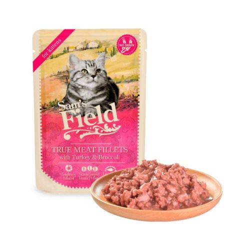 Sam's Field True Meat Fillets KÖLYÖK Pulyka+Brokkoli 85gr
