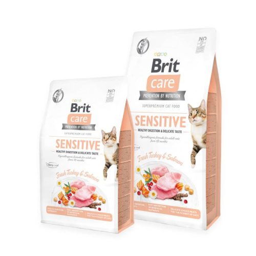Brit Care Cat Sensitive Pulyka+Lazac 2kg