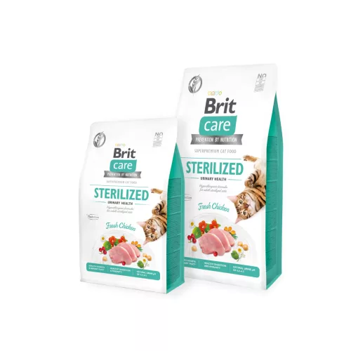 Brit Care Cat Sterilised Urinary Csirke 2kg
