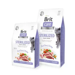Brit Care Cat STERIL Weight Control Kacsa+Pulyka 7kg