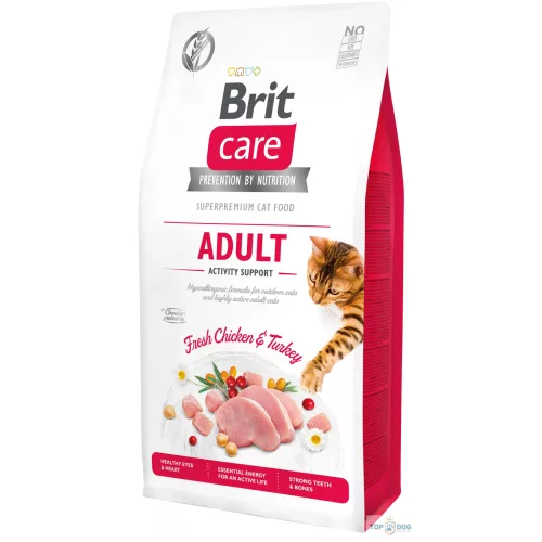 Brit Care Cat  Adult Activity csirke pulyka 2kg