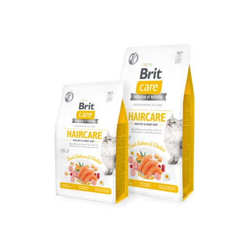 Brit Care Cat Haircare Lazac+Csirke 2kg