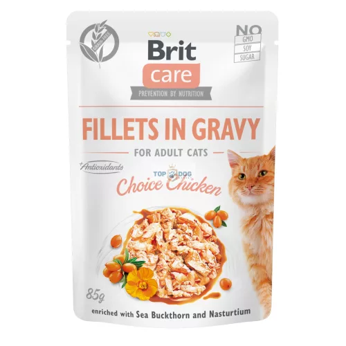 Brit Care Cat Csirkés Gravy 85g         