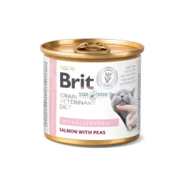   Brit GF VD Cat 200g Hypoallergenic konzerv (ételintoleranciában, táplálékallergiában szenvedő, valamint érzékeny bőrű vagy emésztőrendszerű cicáknak)