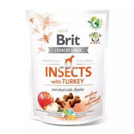   Brit Care Dog Crunchy Cracker Insects with Turkey and Apples 200g