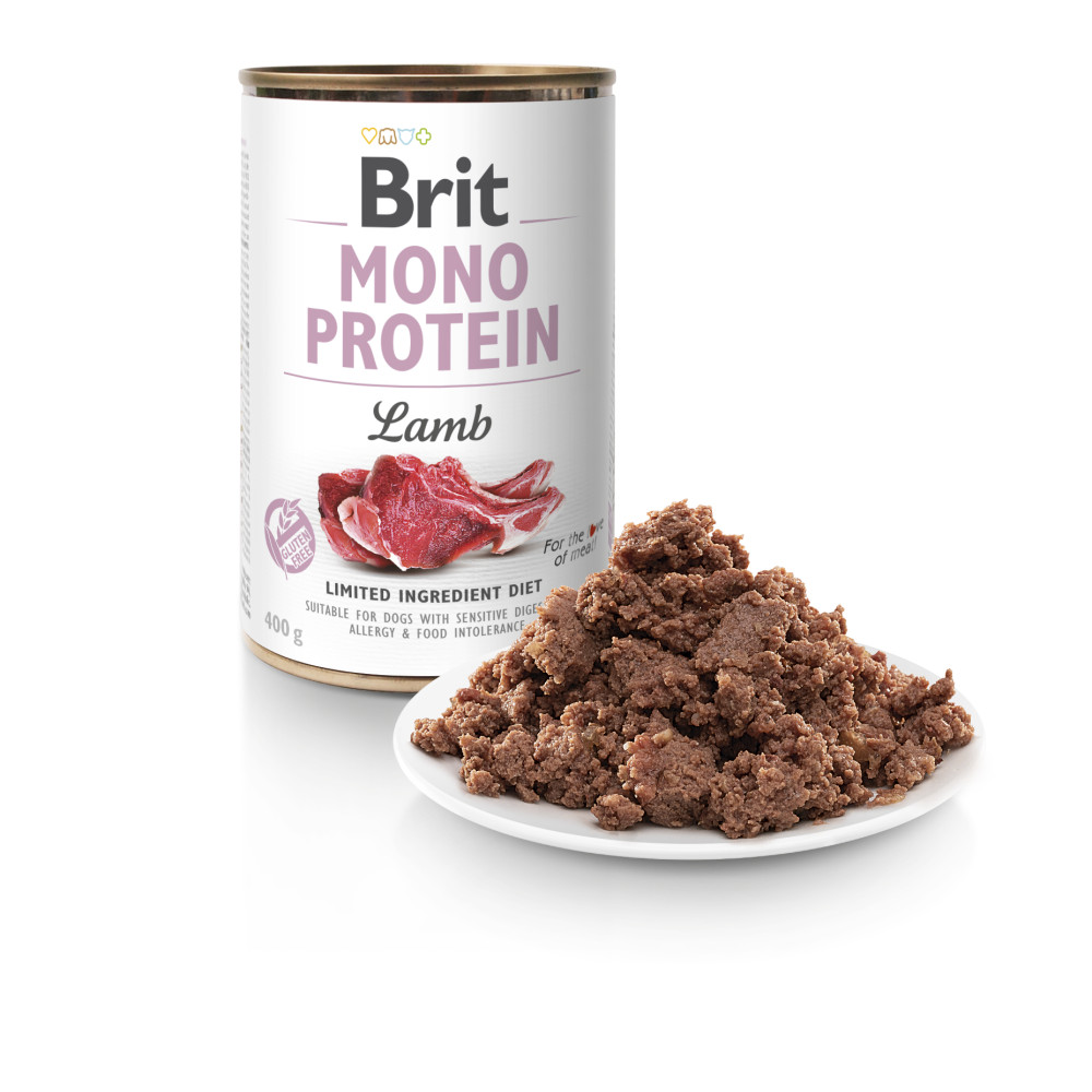 Brit Mono Protein Lamb konzerv 400gr - Állateledel-és felsze