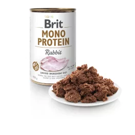 Brit Mono Protein Rabbit konzerv 400gr