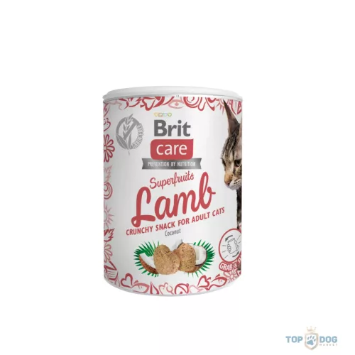 Brit Care Cat Snack Superfruits Lamb 100g