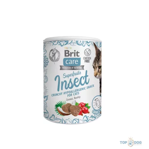 Brit Care Cat Snack Superfruits Insect 100g