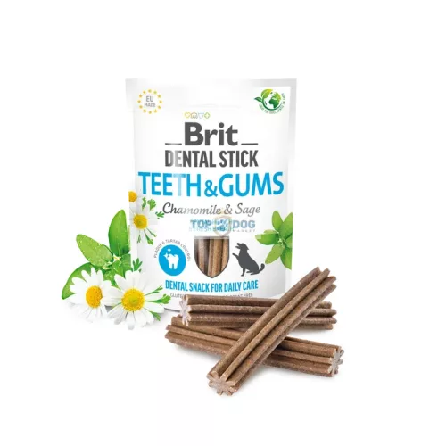 Brit Dental Stick Teeth & Gums with Chamomile & Sage 7 db/cs