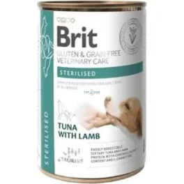   Brit GF VD Care Dog 400g Sterilised Tuna with Lamb konzerv (ivartalanított kutyáknak)