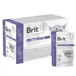   Brit VD Gastrointestinal Cat Pouch 85gr (akut és krónikus emésztőrendszeri, bélrendszeri panaszokkal küzdő macskák számára) 1db