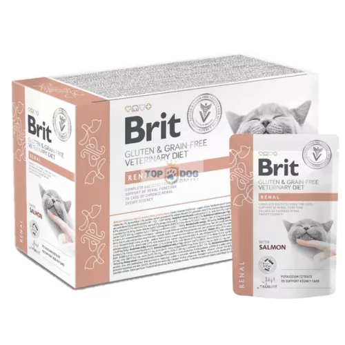 Brit VD Cat 85gr Renal Pouch (veseműködés támogatására) 1db