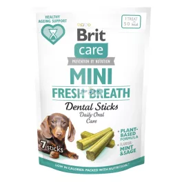 Brit Care Dog Mini treats FRESH BREATH  7 db/cs