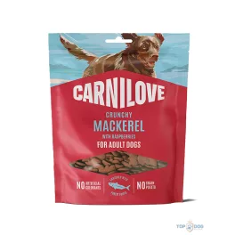   Carnilove Dog Jutalomfalat Crunchy Mackerel&raspberries - Makréla málnával 200g