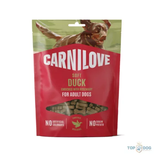 Carnilove Dog Soft Snack Duck Enriched With Rosemary - Kacsa Rozmaringgal 200g