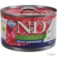 N&D Quinoa Dog konzerv Weight Management adult mini 140g