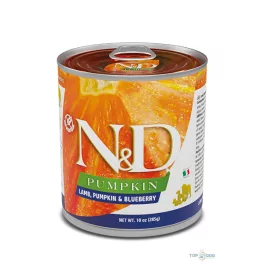   N&D Pumpkin Dog konzerv bárány&áfonya sütőtökkel Adult 285gr