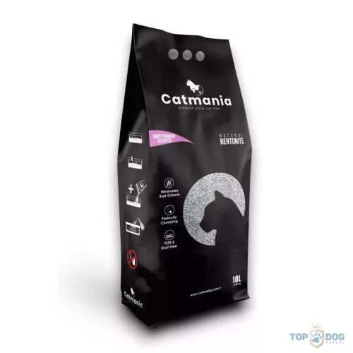 CATMANIA Baby Powder illatos macskaalom 10L