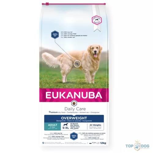 Eukanuba Daily Care Overweigt & Sterilised kutyatáp 12kg
